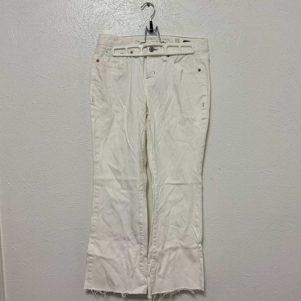 Faded Glory Cream Bootcut Pants